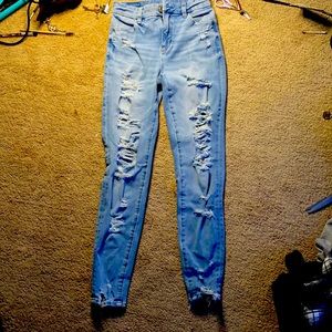Ripped jeans from American eagle, size:00